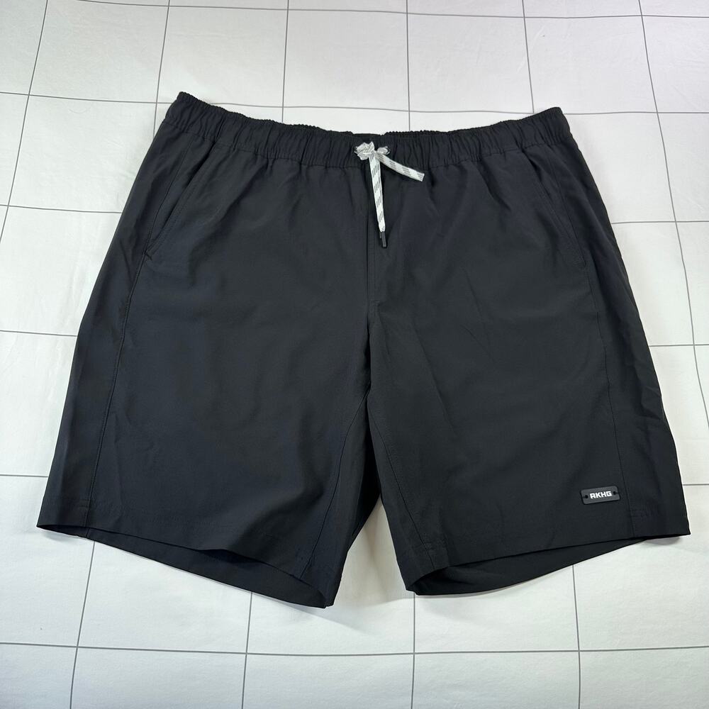 Duluth Trading Co Shorts Mens XL Black AKHG Lost Lake 10" Swim Lined Athletic